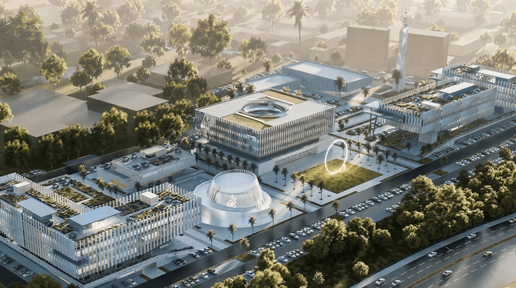 O3 Technology Village building concept
